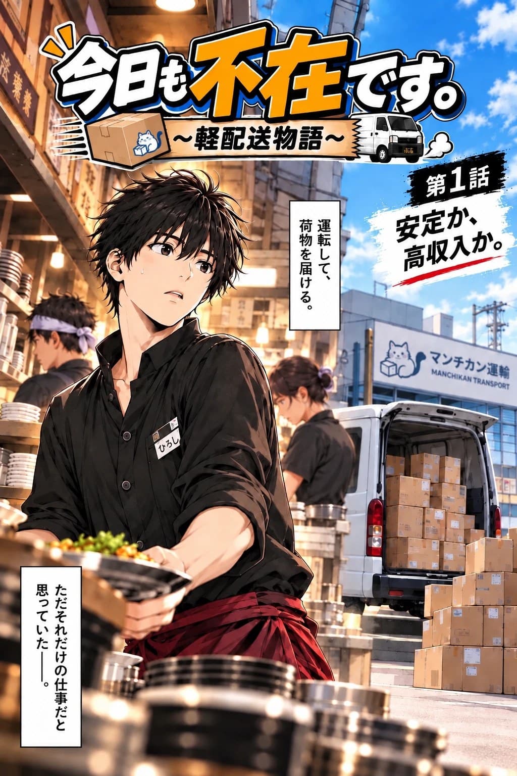 今日も不在です。 第1話「安定か、高収入か。」