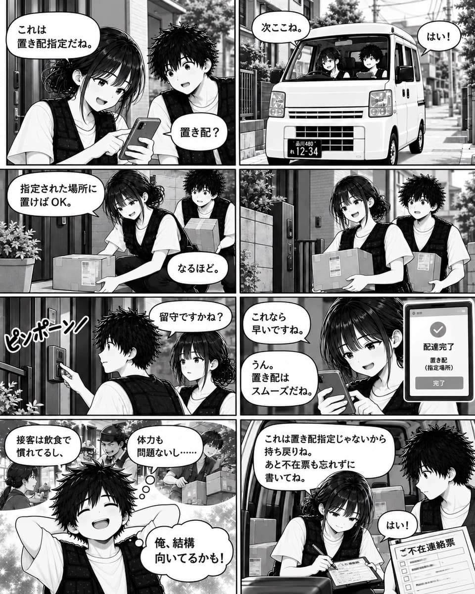 今日も不在です。 第2話「横乗り、行ってきます。」 7ページ目